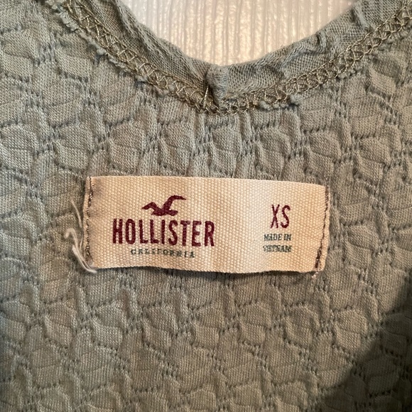 Hollister green cropped top - Picture 3 of 3